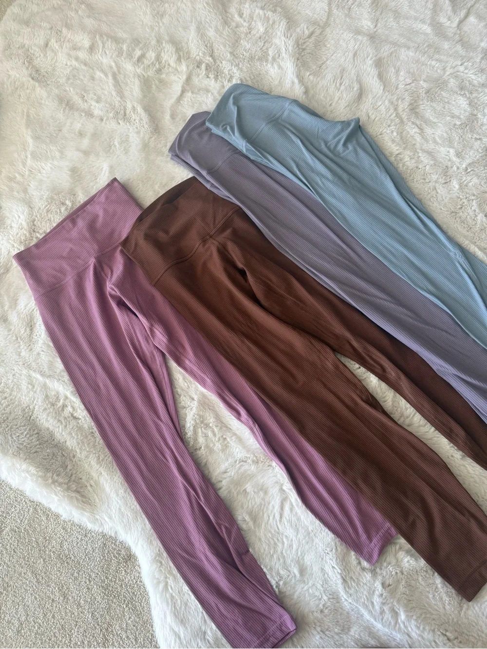 lululemon athletica Ribbed High-Rise Crop Leggings in 4 colors